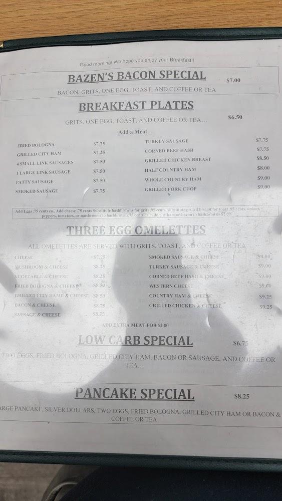 Bazens Florence Menu image 3